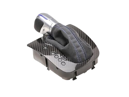 Schaltknauf Schalthebel Für VW Für Golf 6 Für Golf 5 Für GTI Für MK6 Für MK5 Automatischer Schalthebel Mit Panel, Autozubehör Schaltknauf Geeignet Auto Schaltknauf(4)