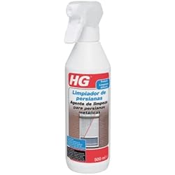 Spray Para Persianas HG Limpiador de Persianas, Recupera el Blanco de las Persianas, Spray Limpiador - 500 ml