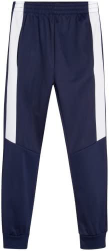 Quad Seven Boys' Sweatpants - 4 Pack Active Tricot Jogger Track Pants (Size: 4-18), Size 16-18, Navy/Black/Charcoal/Black #TOP3