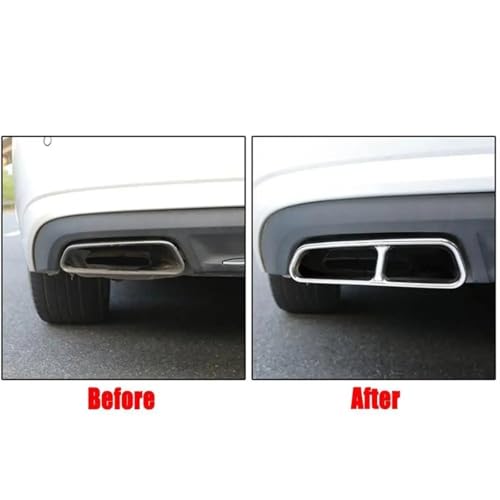 Cache embout échappement Audi A6 A7 C7 idéal pour look dynamique
