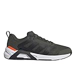 adidas Men's Dropset Vario Training Sneaker, Night Cargo/Black/Impact Orange, 8.5 Wide
