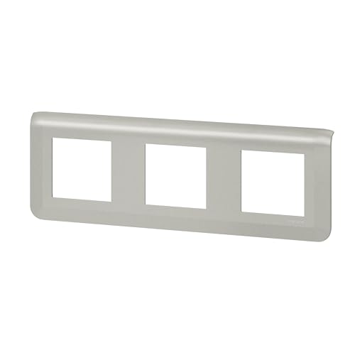 Plaque Mosaic Legrand 3x2 modules horizontal alu 079306l - 2