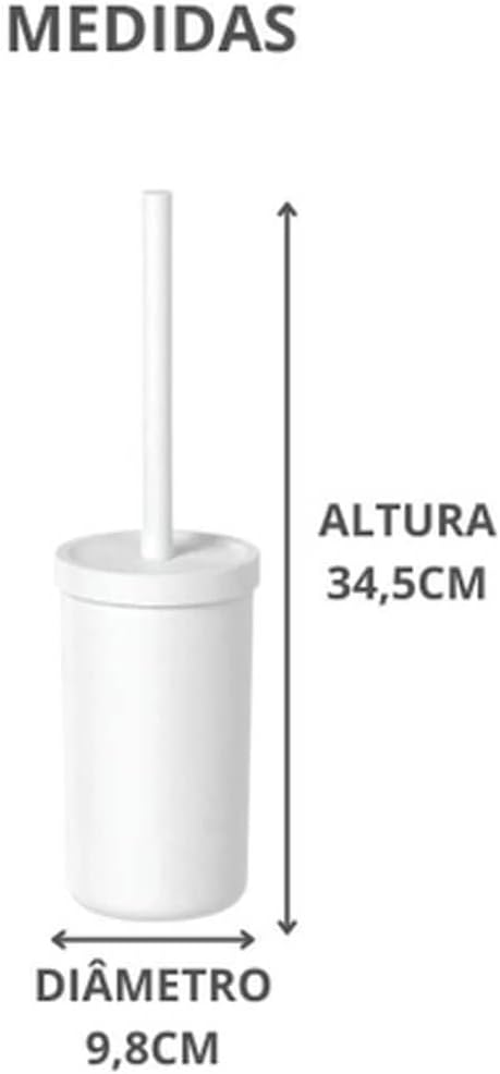 Ou Escova Sanitária Branco Linha Bold
