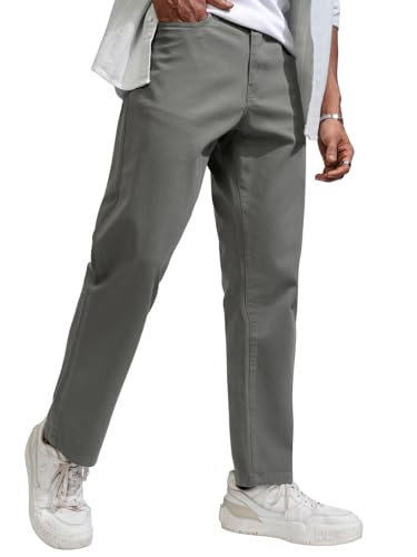 Image of Highlander Men's Casual Trousers| Relaxed Fit | Perfect for Casual Outings,Travel & Work Wear