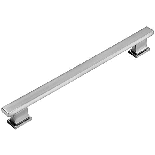 One-Day Sale: Up to 60% Off 10 Pack - Cosmas 702-192SN Satin Nickel Contemporary Cabinet Hardware Handle Pull - 7-1/2" Inch (192mm) Hole Centers