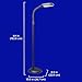 Verilux SmartLight Full Spectrum LED Modern Floor Lamp with Adjustable Brightness, Flexible Gooseneck and Easy Controls - Reduces Eye Strain and Fatigue - Ideal for Reading, Artists, Craft (Black)