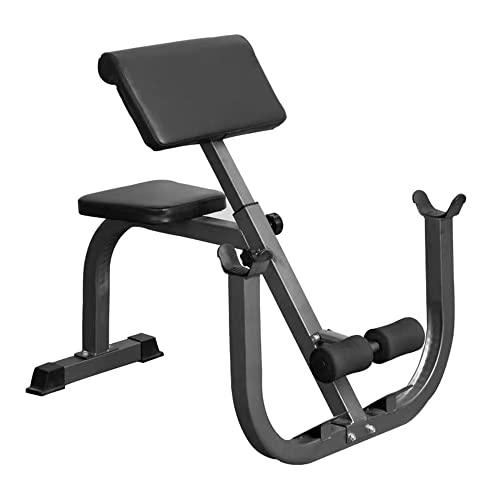 Commax Adjustable Roman Chair Preacher Curl Bench Back Hyperextension Dumbbell Weight Bench Upper Limb Muscle Strength Training Machines #TOP1
