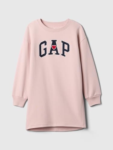 Image of Gap Girls' Logo Fleece Dress