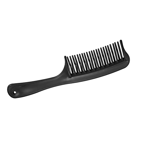 Peine desenredante doble fila para cabello rizado negro miniatura 4