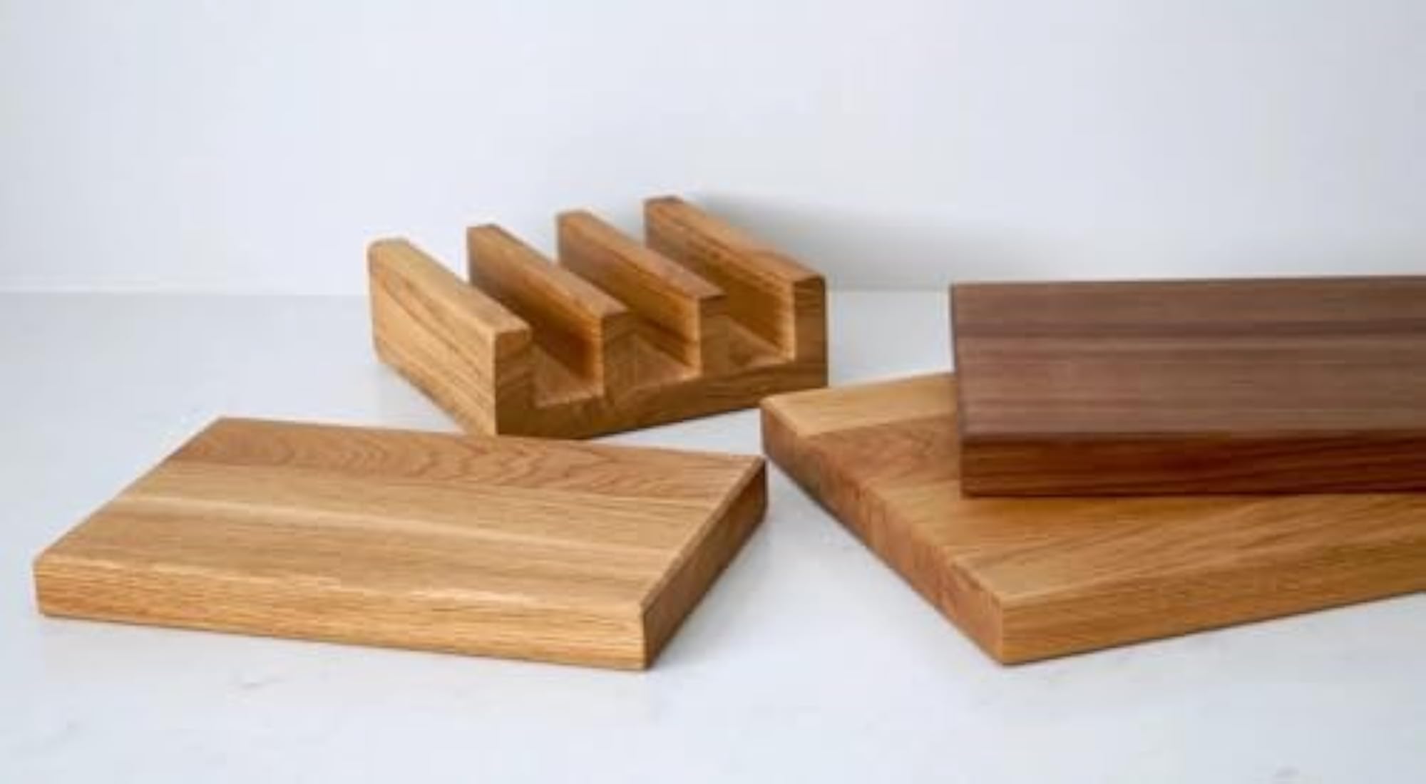 Premium Teak Wood Chopping Board Stand, Kitchen Organizer Rack