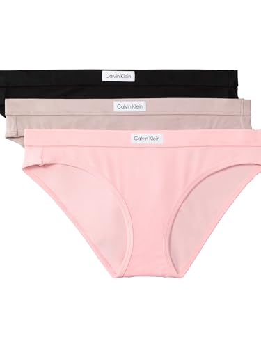 Calvin Klein Comfort Logo Cotton Stretch Bikini Panties, 3 Pack - image 1