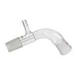 Ciieeo Glasdestillationsrohr Transparent Für Chemieunterricht Laborinstrument Und Ausrüstung Destillationsverbindungsrohr