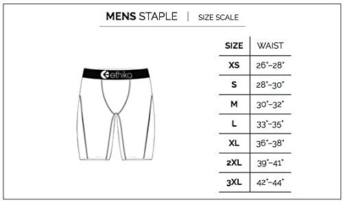 Ethika Men's Staple Heathers Boxer Brief, Black, Medium - Thumbnail 2