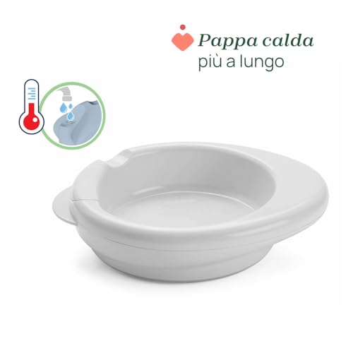 Chicco Warmy Plate Piatto Per Pappa Calda 6M+ Rosa, 1 Pezzo - 3