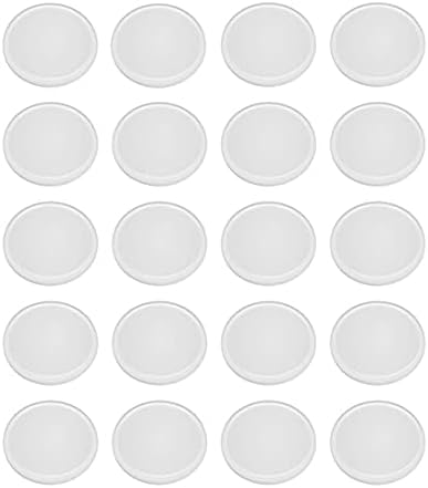 Glass Table Top Anti Slip Bumpers 20PCS Non-Adhesive Silicone Pads for Glass Table Stopper