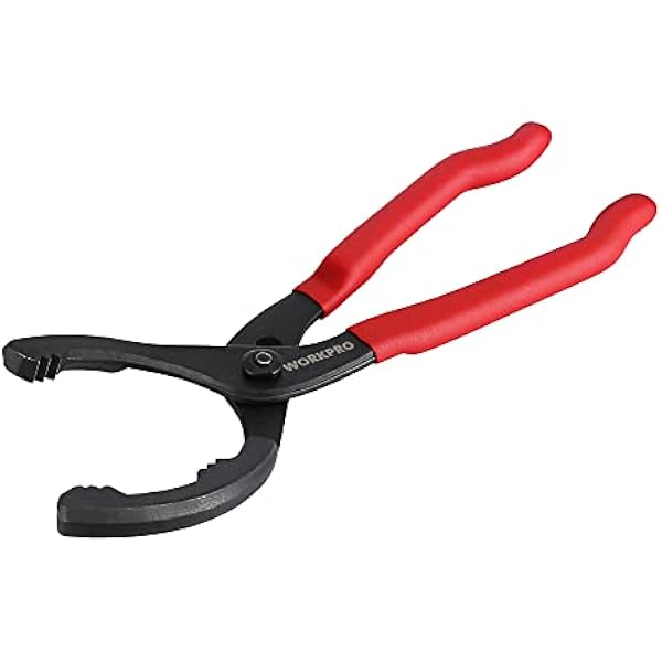 WORKPRO Regulowane szczypce do filtra oleju, klucz regulowany filtr oleju, narzędzie do usuwania filtra oleju, idealne do filtrów silnika, przewodów i armatury