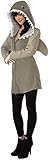 Forum Novelties Women's Hoodie Shark Costume, Gray, Standard