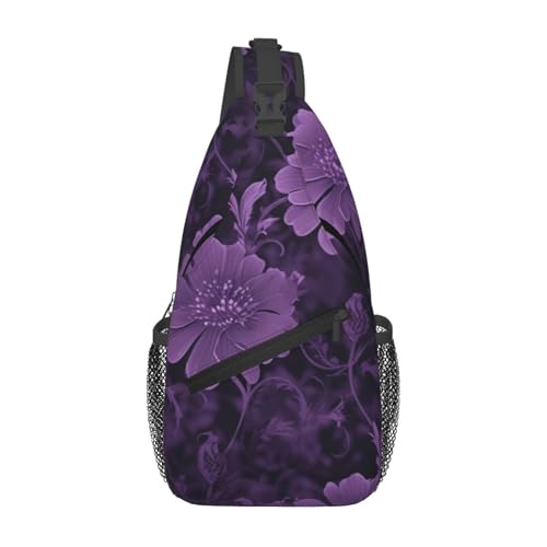 Mochila tipo bandolera para hombre y mujer negra miniatura 1