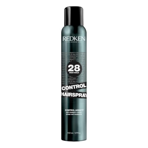 Redken, Laca de fijación anti encrespamiento de 24 horas de duración, Antihumedad, Secado rápido, Fórmula vegana, Control, 400ml