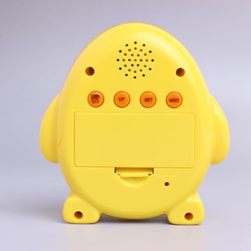 Reloj despertador para dormitorio con temperatura y calendario 8