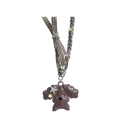 Collar de perro informal en retales de metal para lucir con ropa casual