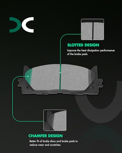 Image of SCITOO Brake Kits Front Rear Brake Rotors Brake Pad:D1293;D1212;31434;31608 | Fit For Lexus For ES300h /For ES350 /For Toyota For Avalon 2013-2018,For Camry 2012-2017