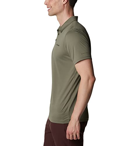 Image of Columbia Men's Solid Regular Fit Hike Polo