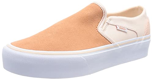 Vans Asher Platform Sneaker para Mujer, COLOR BLOCK PEACH, 37 EU