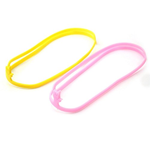 Image of CRIVERS 10pc Silicone Finger Point Bookmark, Lovely Book Marker Strap for Office Supplies School Supplies Stationery Gift