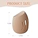 Silicone Makeup Sponge Holder travel case,Double-Sided Breathable Beauty Blender Holder for Business, Travel or Daily,Fit All Sponges,Quick Drying,Easy to Carry (Khaki)