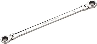 FLZOSPER 16×18mm Metric Flex-Head Gear Wrench，Double Box End Ratcheting Wrench，72-Tooth Ratchet Combination Chrome Vanadium Steel Spanner