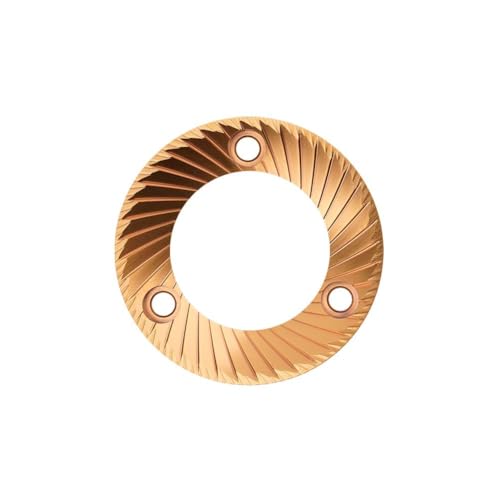 watchget 64mm Flat Burr with Titanium Plating - Multi-Purpose Coffee Grinder Burr Set