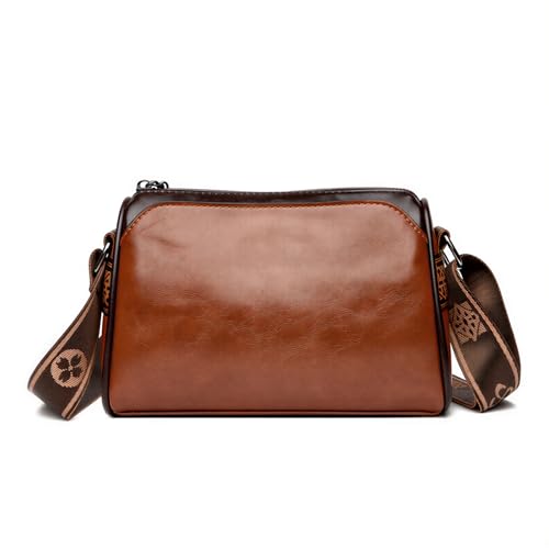 Bolsa de ombro feminina 3 em 1, bolsa axila e bolsa transversal - Bolsa diária leve e versátil, Marrom