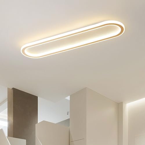 Lámpara de techo interior geométrica para eliminar sombras en pasillos y cocinas largas