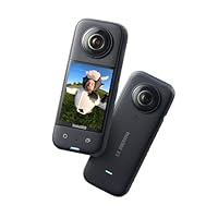 Insta360 X3, Action cam 360 con video HDR Active 360 5.7K, obiettivo singolo 4K, impermeabile...