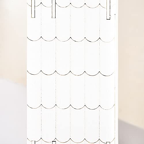 Miniatura 9 de Homcom Calendario De Adviento De Navidad Madera Con 24 Cajones Y Luces Led Decoración Navideña Modelo Casita 39x9x42 Cm Blanco