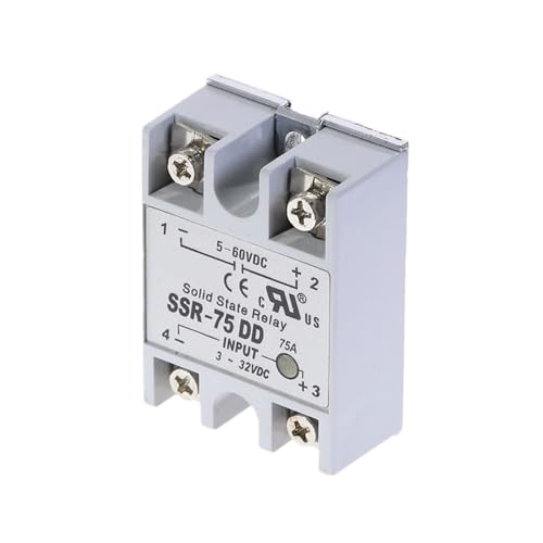 Module SSR cc 75A DD relais statique monophasé pour stabiliser la tension 5-60V
