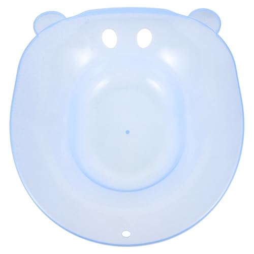 Healeved Sitz Bath, Sitz Bath for Hemorrhoids - Sitz Bath for Postpartum Care Toilet Sitz Bath Over The Toilet Perineals Soaking Bath Hip Wash Tub for Women Wider Seating Area Deeper Bowl