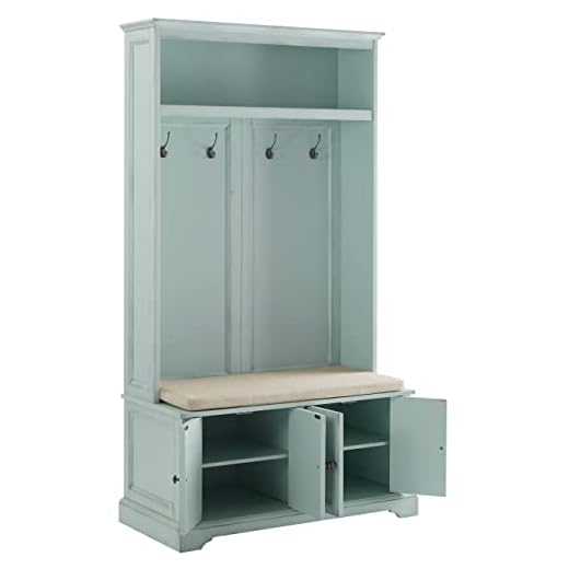 Crosley Holbrook Hall Tree with Shoe Rack