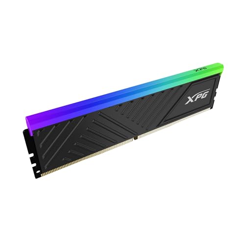 XPG SPECTRIX D35G RGB DDR4 3200MHz CL16 16GB (2x8GB) PC4-25600 RAM 288-Pins UDIMM Desktop Memory Kit Black Heatsink(AX4U32008G16A-DTBKD35G)
