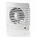 Vents Ventilateur d'extraction silencieux pour salle de bain, minuterie, économie d'énergie et silencieux - 100 mm (4")