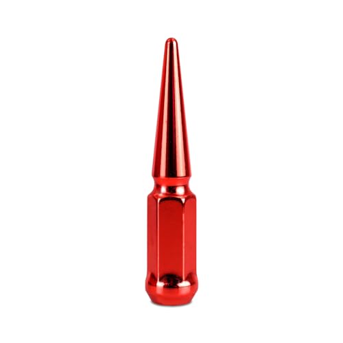 Image of Mishimoto Spiked Lug Nuts, M12x1.5, 20-PC Set, Red