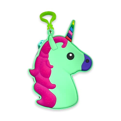 Image of AUGEN Cute Pop It Coin Purse Pouch Keychain For Gifting With Key Ring Anti-Rust (Pack Of 1)