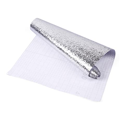 GLEAVI Heat Resistant Aluminum Foil Paper Kitchen Oil Leak Preventer Stove Wall Protector Self-Adhesive Cut-