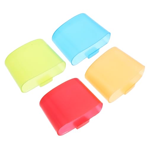 Ipetboom Soporte para Bolsitas de Té Colgante Lateral para Taza Organizador Compacto 4 Piezas Multicolor Soporte para Galletas y Aperitivos Práctico para Cocina y Té