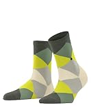 Burlington Damen Kurzsocken Bonnie, Baumwolle, 1 Paar, Grün (Jungel 7825), 36-41