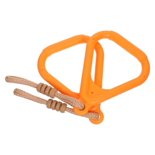 Anillas para ejercicio Hemoton 2 piezas con cuerda naranja