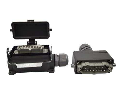 Connecteur robuste de qualité supérieure, châssis rectangulaire et étanche à 16 cœurs
