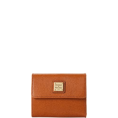 Dooney & Bourke Wallet, Saffiano Small Flap Credit Card Wallet - Natural #TOP29