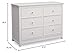 Delta Children Bennington Elite 6 Drawer Dresser, Bianca White